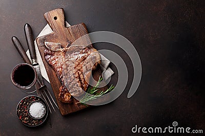 T-bone steak Stock Photo