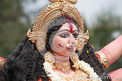 T Durga Puja Festival, kolkata Stock Photo