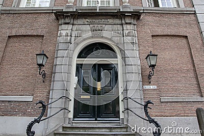 T Gebouw Van Barmhartigheid Building At Amsterdam The Netherlands 17-8-2020 Editorial Stock Photo