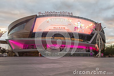 T Mobile Arena at UFC 229 Editorial Stock Photo