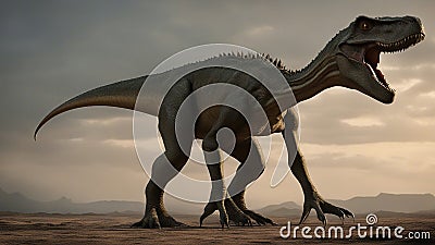 T Rex Dinosaur It Was A Fine Replica, That Dinosaur. It Was Made Of