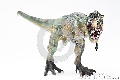 T-rex plastic figurine Stock Photo