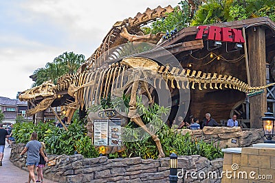 T-Rex Restaurant, Lake Buena Vista Editorial Stock Photo