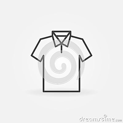 T-shirt modern icon - vector outline tshirt sign Vector Illustration