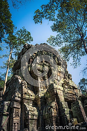 Ta Nei Temple at Siem Reap, Cambodia Stock Photo