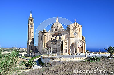 Ta Pinu Church in Gozo - Malta Stock Photo