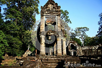 Ta Prohm temple,Angkor Stock Photo