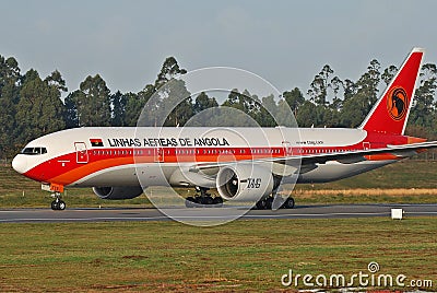 TAAG Angola Airlines Editorial Stock Photo
