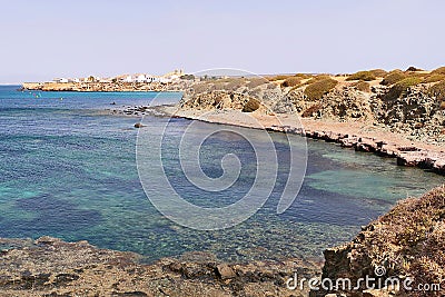 Tabarca Island, Alicante, Spanish coast Stock Photo