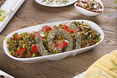 Tabbouleh salad Stock Photo