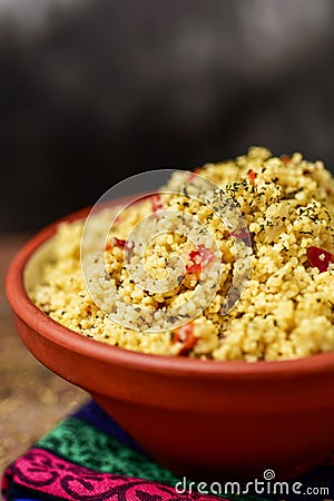 Tabbouleh, typical levantine arab salad Stock Photo