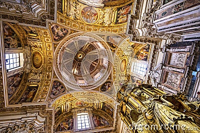 Tabernacle Dome Basilica Santa Maria Maggiore Rome Italy Editorial Stock Photo