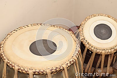 TABLA, the popular percussion instrument from India Stock Photo