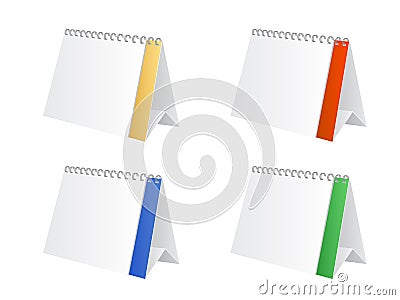 Table calendar Vector Illustration