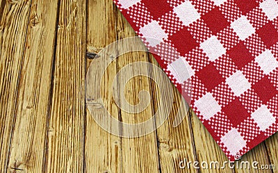 Table and cloth Stock Photo