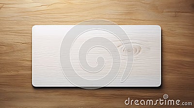 table concept wood card top view Cartoon Illustration