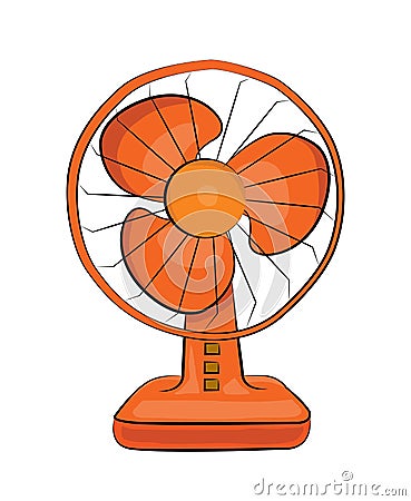 Table fan cartoon Cartoon Illustration