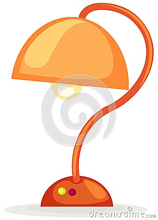 Table lamp Vector Illustration