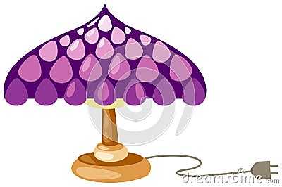 Table lamp Vector Illustration