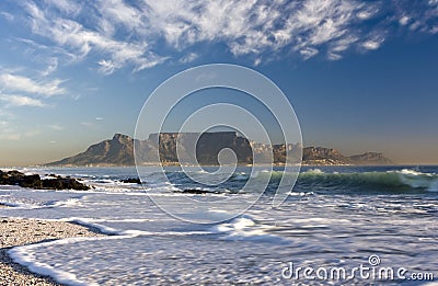 Table mountain cape town Stock Photo