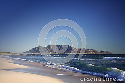 Table mountain cape town Stock Photo