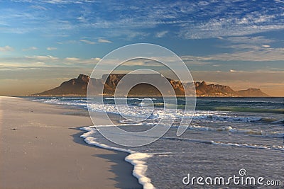 Table Mountain Cape Town Stock Photo