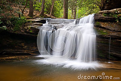 Table Rock State Park SC Waterfalls Landscape Stock Photo