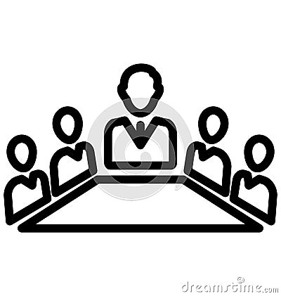 Table talk,Isolated Vector Icon can be easily edit and modify Vector Illustration