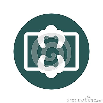 Table talk Vector icon which can easily modify or edit Vector Illustration
