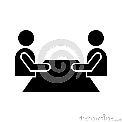 Table talk Vector icon which can easily modify or edit Vector Illustration