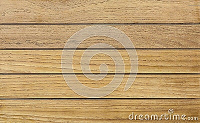 A table top made of natural teak wooden batten Stock Photo