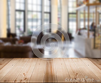 Table top texture for display and blur luxuary restutrant shop Stock Photo