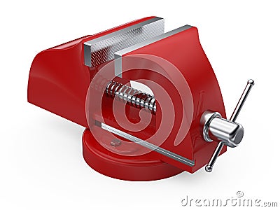Table vise clamp Stock Photo