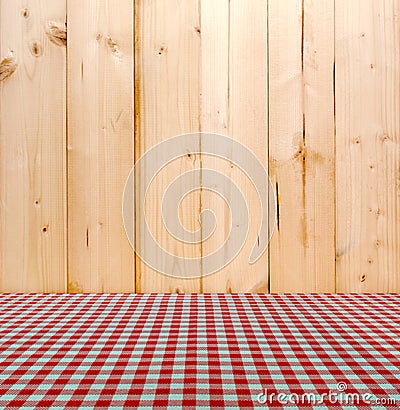 Tablecloth for food serving background Stock Photo