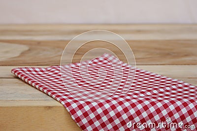 Tablecloth for food serving background Stock Photo