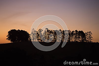 Tableland Sunset Stock Photo