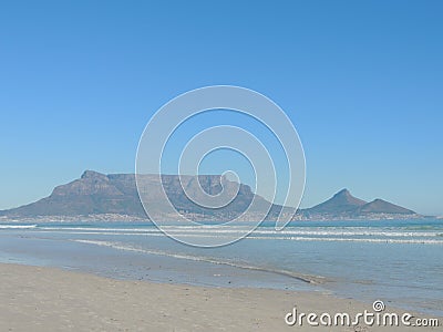 Tablemountain in southafrica Stock Photo