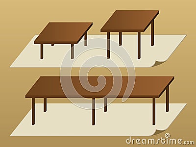 Tables Vector Illustration