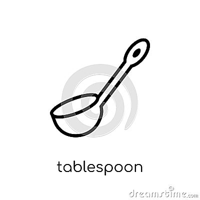 tablespoon icon from Kitchen collection. Vector Illustration