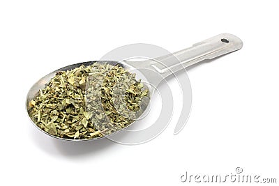 Tablespoon of Italian Seasoning Stock Photo