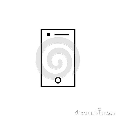 tablet icon. Element of Internet related icon for mobile concept and web apps. Thin line tablet icon can be used for web and Stock Photo