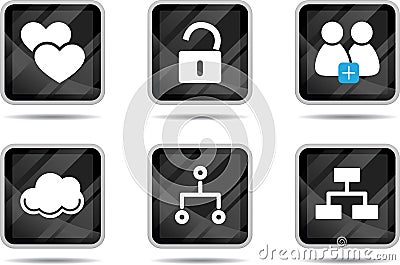 Tablet Icon - Internet 4 Vector Illustration