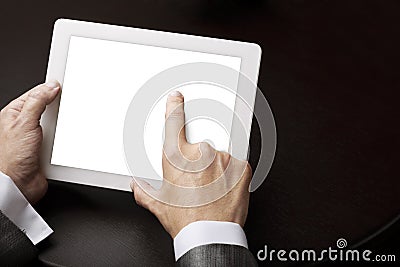 Tablet pc blank Stock Photo