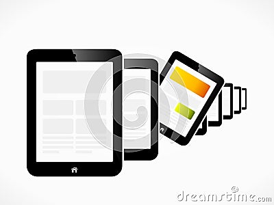 Tablet raw Vector Illustration