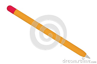Tablet stylus, Pen, Pencil isolated on white background. Clipping path Stock Photo