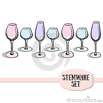 Tableware3 Vector Illustration