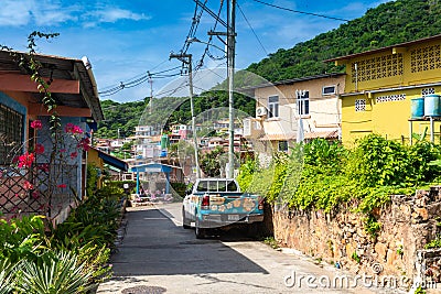 Taboga Island. Tropical island located in the Pacific near Panama City, Panama. Editorial Stock Photo