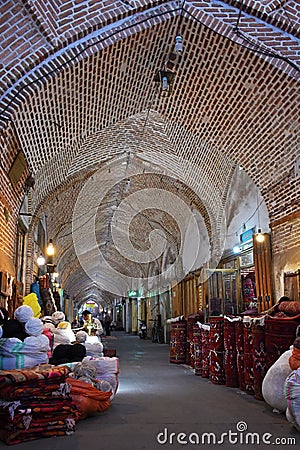 Tabriz Historic Bazaar , UNESCO World Heritage , Iran Editorial Stock Photo