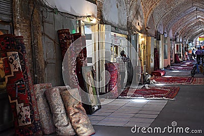 Tabriz Historic Bazaar , UNESCO World Heritage Editorial Stock Photo