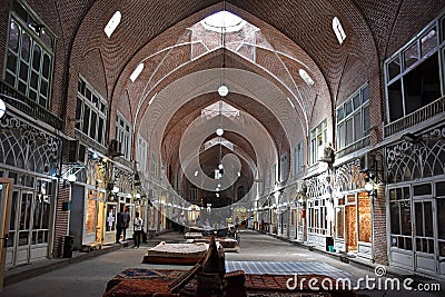 Tabriz Historic Bazaar , UNESCO World Heritage Editorial Stock Photo